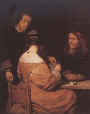 TERBORCH, Gerard The Card-Players (mk08) china oil painting image